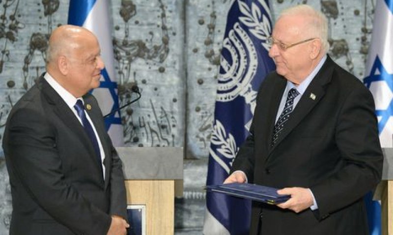 ריבלין וג'ובראן [צילום: מארק ניימן/לע"מ]