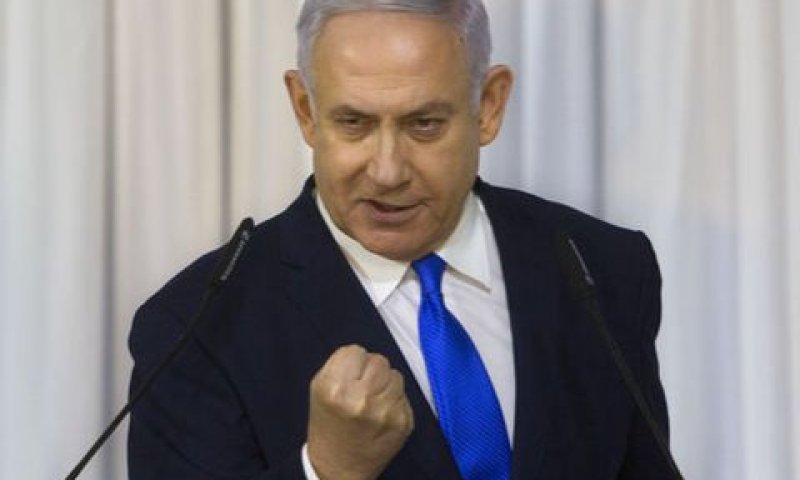 נתניהו. נגד התקשורת [צילום: סבסטיאן שיינר/AP]