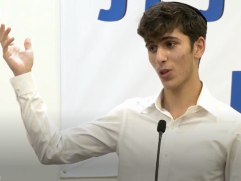 פרידמן. העיד בגרון חנוק [צילום: לע"מ]