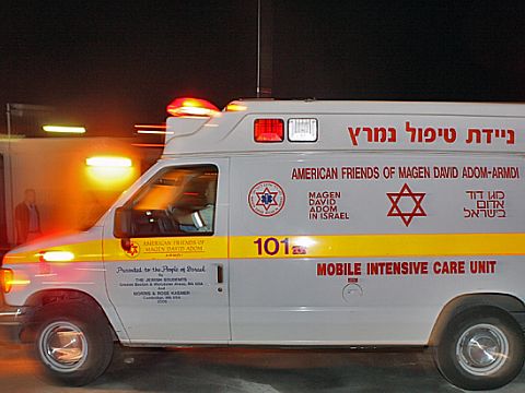 הצוותים כבר לא יכלו לבצע החייאה [צילום: דוברות מד"א]