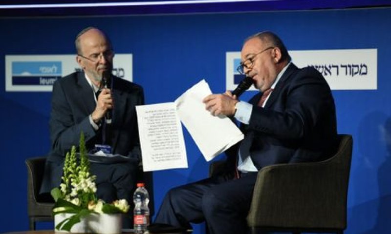 ליברמן. "בתחום הכלכלי יש הרמוניה" [צילום: שריה דיאמנט- מקור ראשון]