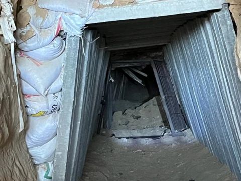 פירים שנחשפו [צילום: דובר צה"ל]