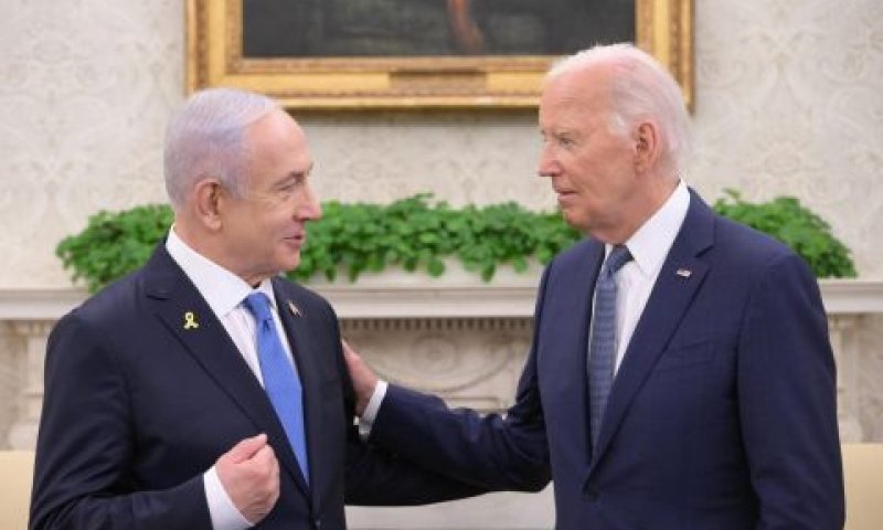ביידן ונתניהו. "יש לנו הרבה על מה לדבר" [צילום: עמוס בן-גרשום/לע"מ]
