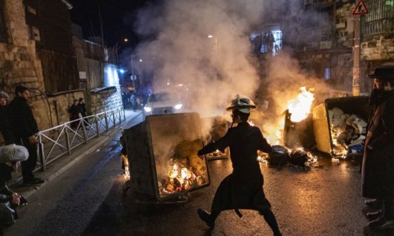 התפרעויות בירושלים [צילום: חיים גולדברג/פלאש 90]