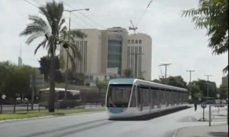הדמיית הרכבת הקלה בבאר שבע