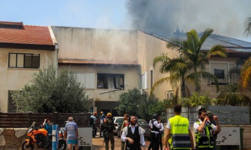 פגיעה באשדוד בשבוע שעבר [צילום: פלאש 90]