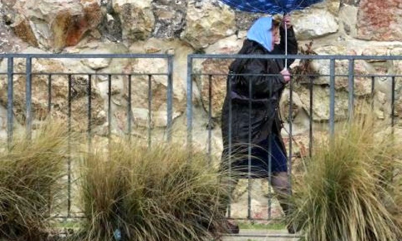 הסערה הגיעה לירושלים [פלאש 90]
