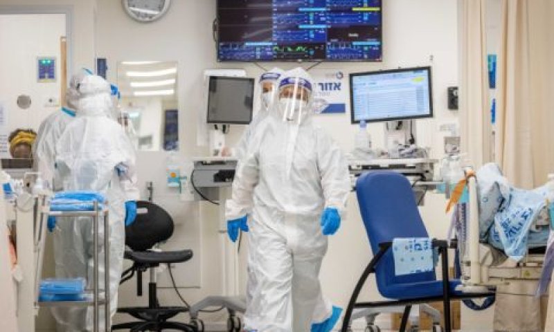 מחלקת קורונה. חוסר בציוד הנשמה [צילום: יונתן זינדל, פלאש 90]