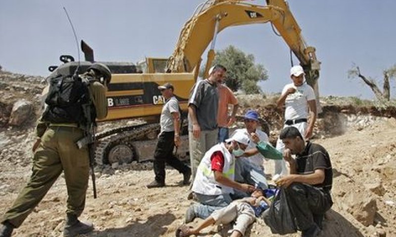 עימותים בנעלין [ארכיון: AP]