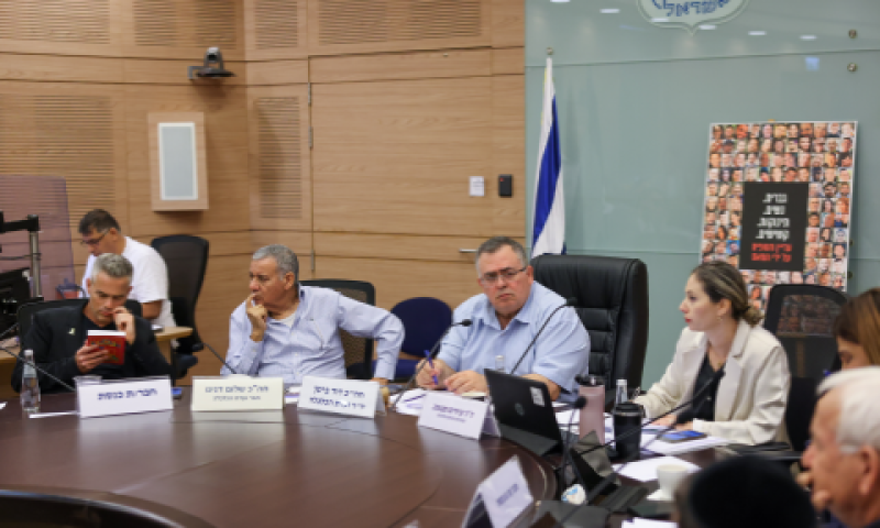 היו"ר ביטן. "תתקנו את החלטת הממשלה"[צילום: נועם מושקוביץ, דוברות הכנסת]