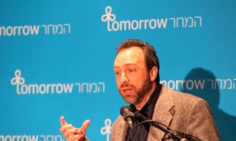 ג'ימי ווילס, מייסד ויקיפדיה [צילום: סיון פרג&acute;]