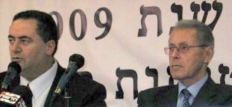 המנכ"ל יעקב גנות והשר ישראל כ"ץ