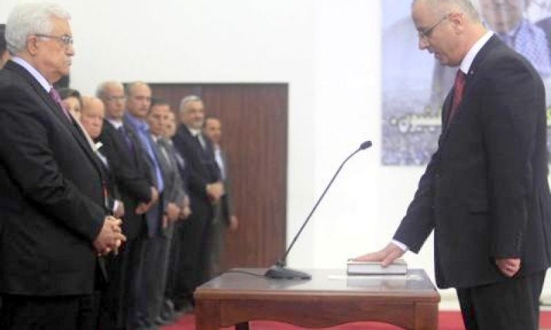 השבעת הממשלה הפלשתינית [צילום: פלאש 90]