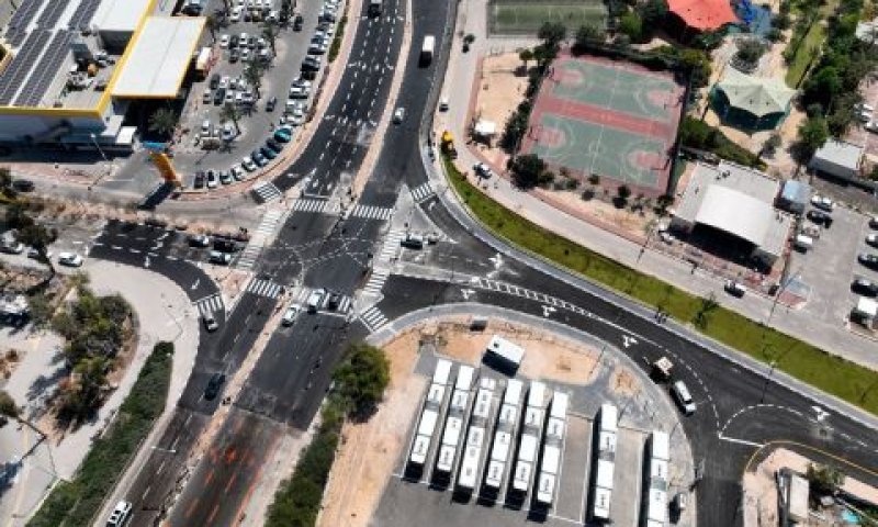 תצלום אוויר של המסוף [צילום: יעקב קפוליאנסקי/אי.אס.קיו להנדסה]