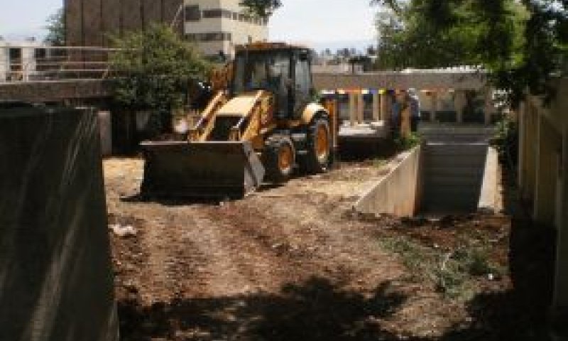 עבודות הפרויקט במרכז [צילום: אבן צור תקשורת]