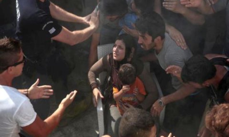 מהגרים באי היווני קוס [צילום: AP Photo/Yorgos Karahalis]