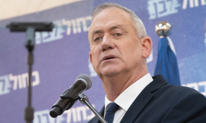 גנץ. בשלושה סבבים הציבור הראה את הדלת לנתניהו [צילום: פלאש 90]