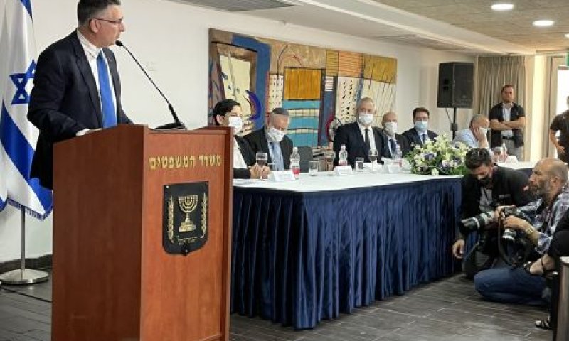 טקס חילופי השרים במשרד המשפטים [צילום: איילת כהנא]