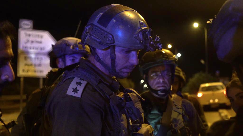 סריקות באזור הסמוך לפיגוע [צילום: דובר צה"ל]
