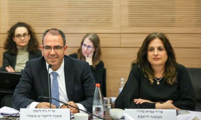 עמית מררי וגיל לימון [צילום: נועם מושקוביץ/דוברות הכנסת]