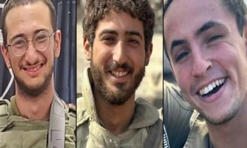 סרן ברק ישראל, סגן סמל עידו בן צבי בן וסמל הלל אליהו עובדיה [צילום: דובר צה''ל]