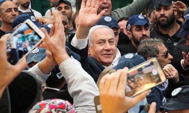 נתניהו. ריבלין רוצה את גנץ [צילום: פלאש 90]