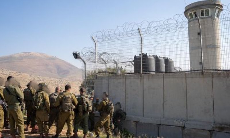 פעילות כוחות צה"ל ליד המצדית בחסם תייסיר [צילום: דובר צה''ל]