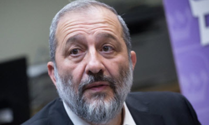 דרעי. "ערך יהודי וחברתי" [צילום: מרים אלסטר/פלאש 90]