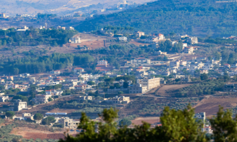 דרום לבנון. מטוסי קרב תקפו משגרים [צילום: דוד כהן/פלאש 90]