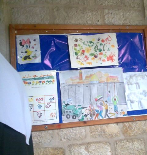 לוח המודעות עם הציור השערורייתי