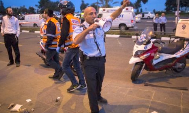 זירת הפיגוע [צילום: פלאש 90]