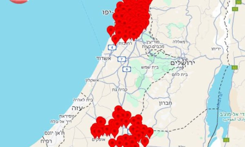 מפת ההתרעות