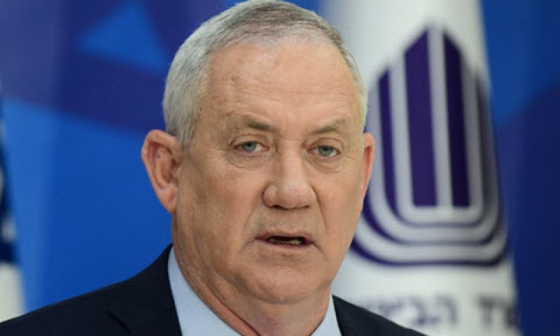 גנץ. בירך על הבחירה [צילום: תומר נויברג/פלאש 90]