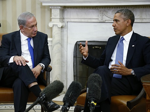 פגישה באווירה נעימה וידידותית [צילום: AP]