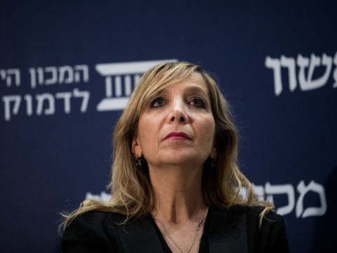 פלמור. "לא הייתי מעורבת בשום פרשייה" [צילום: יונתן זינדל, פלאש 90]