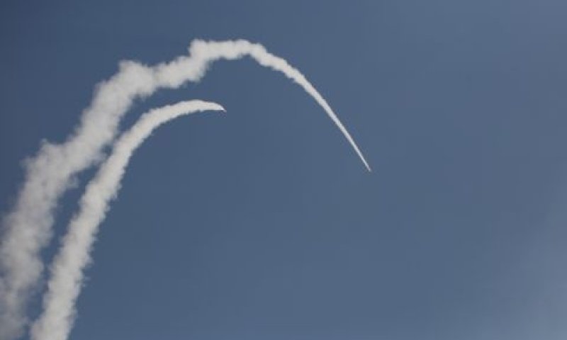 יירוט טיל מעל ישראל. ארכיון [צילום ארכיון: יעקב נחומי/פלאש 90]