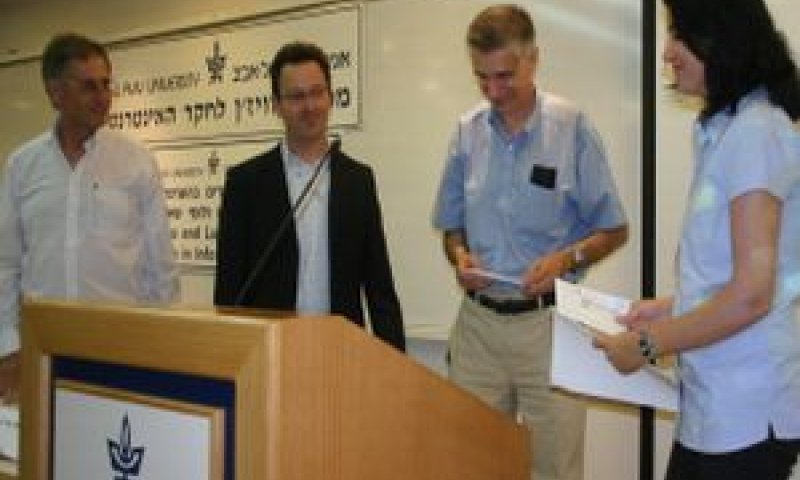 רונית פוריאן לוקץ מימין, אלי הכהן, ריצ'ארד הנטר ופרופסור ניב אחיטוב