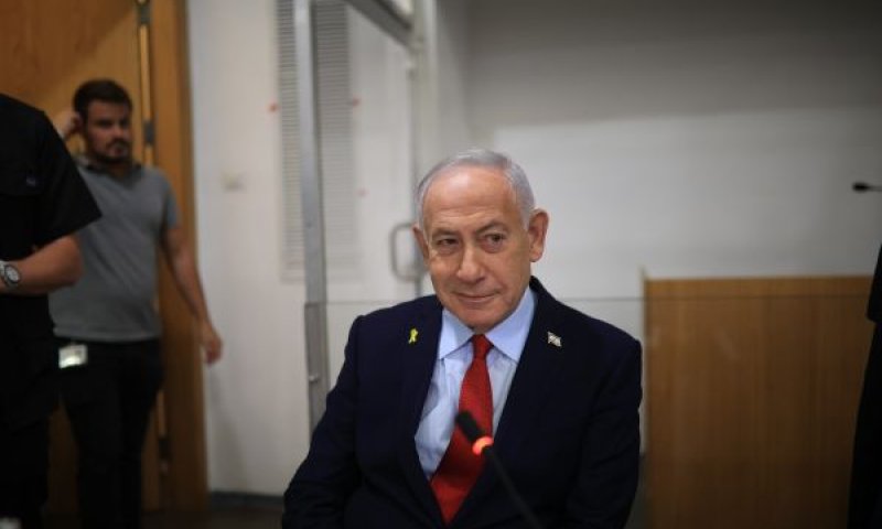 נתניהו בבית המשפט [צילום: איתי רון/פלאש 90]