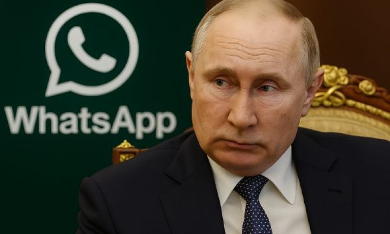 פוטין. מקים מתחרה ל- WhatsApp[צילום: מיכאיל מצל/ פול AP+עיבוד AI]