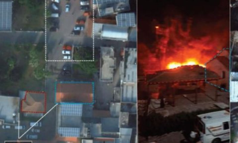 ניתוח ויזואלי של תחקיר חה״א בנושא [צילום: דובר צה"ל]
