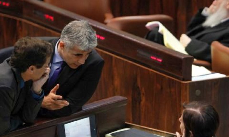 לפיד והרצוג. ישתפו פעולה? [צילום: פלאש 90]