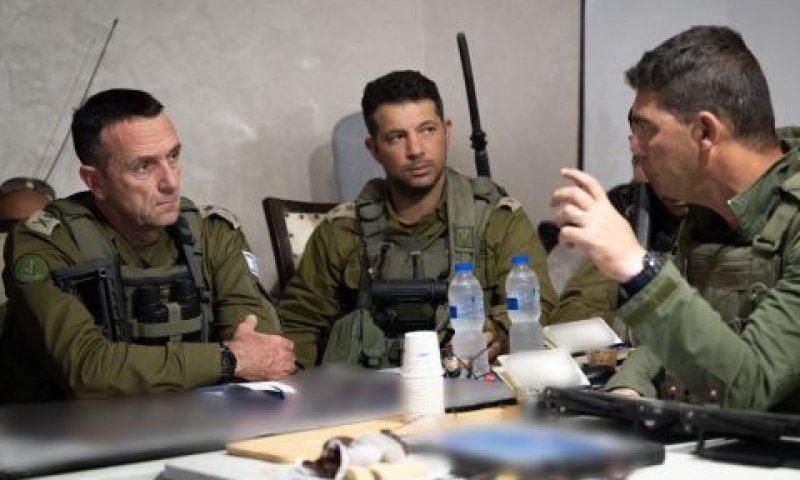 הרצי הלוי ברצועת עזה [צילום: דובר צה''ל]