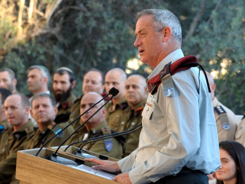 הרמטכ"ל גנץ. רק תודה [צילום: לע"מ]