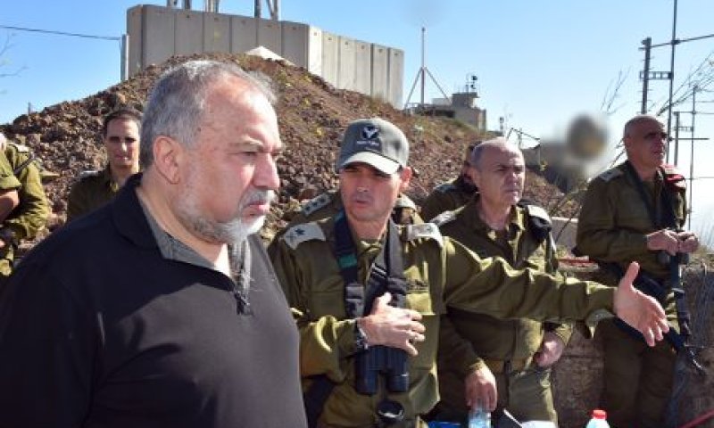 ליברמן. המשטר הסורי אחראי [צילום: אריאל חרמוני, משרד הביטחון]
