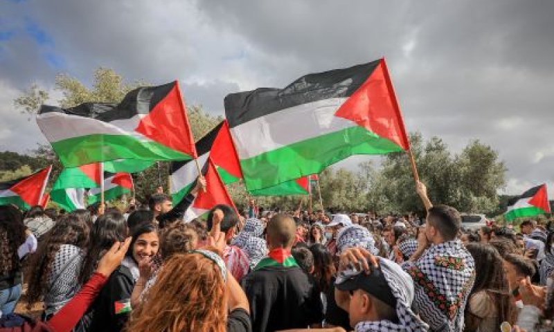 הפגנה בסכנין, אפריל 2022 [צילום: ג'מאל עוואד, פלאש 90]