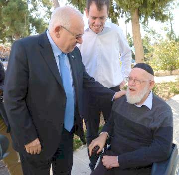 עם הרב משה לוינגר [צילום: מארק ניימן/לע"מ]