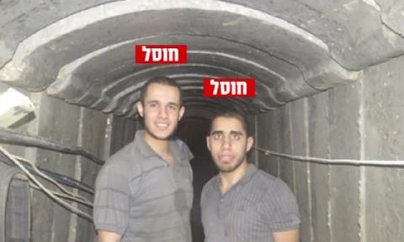 מתוך המנהרה. המחבלים שחוסלו