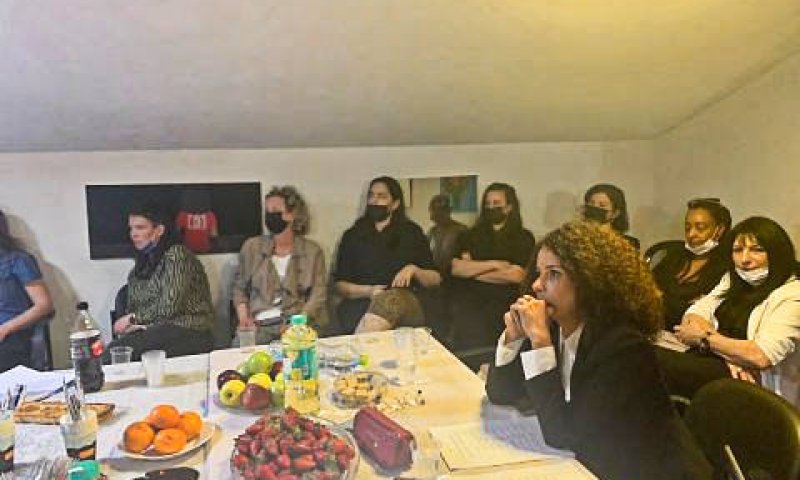 הווועדה שומעת סקירה [צילום: דוברות הכנסת]