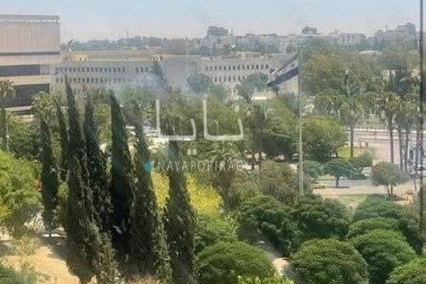 איזור התקיפה של שער המטכ"ל בסוריה [צילום: רשתות ערביות, שימוש לפי סעיף 27 א']