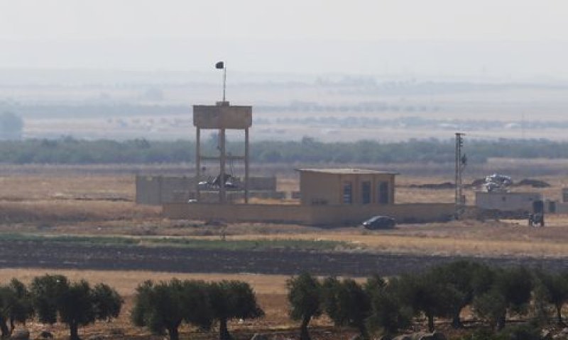 מוצב סורי בגבול טורקיה [צילום: גוראל אמרה/AP]